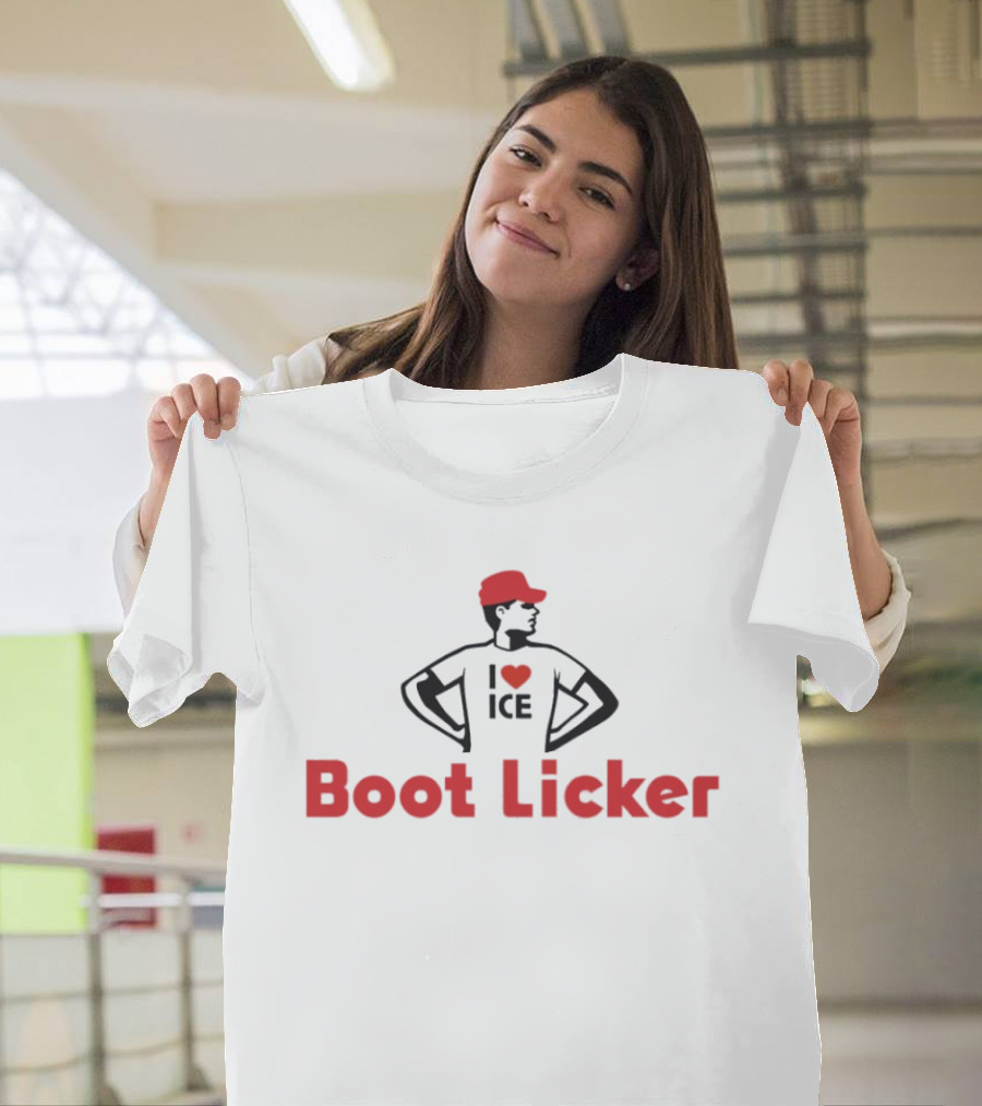 Boot Licker I Love ICE Red Hat Body T-Shirt