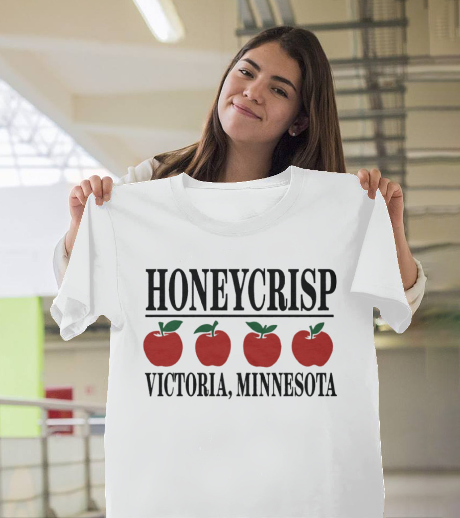 Honeycrisp Apple Four Red Icons Victoria Minnesota T-Shirt