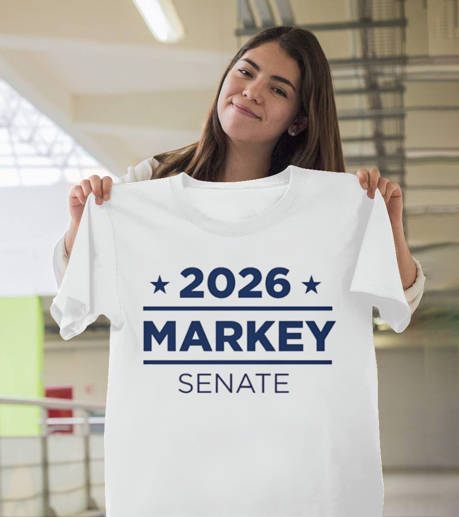 2026 Markey Senate Election Campaign T-Shirt