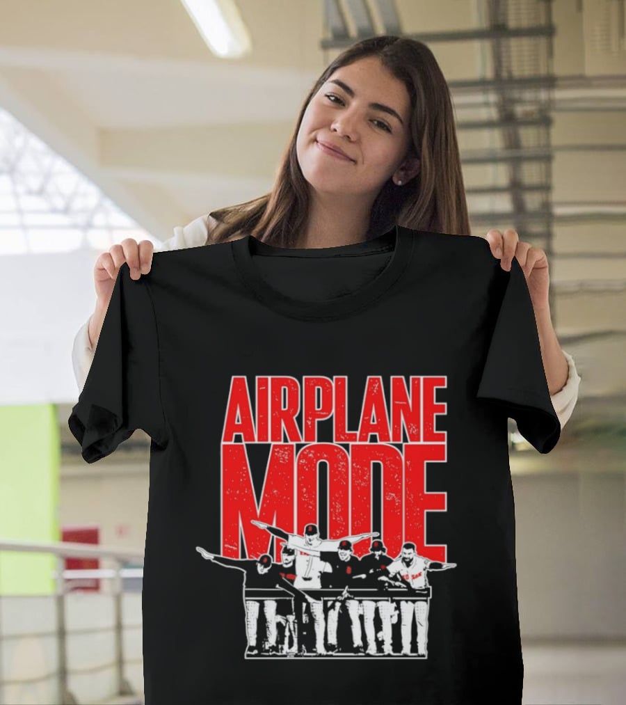 Boston Red Sox Airplane Mode Celebration T-Shirt
