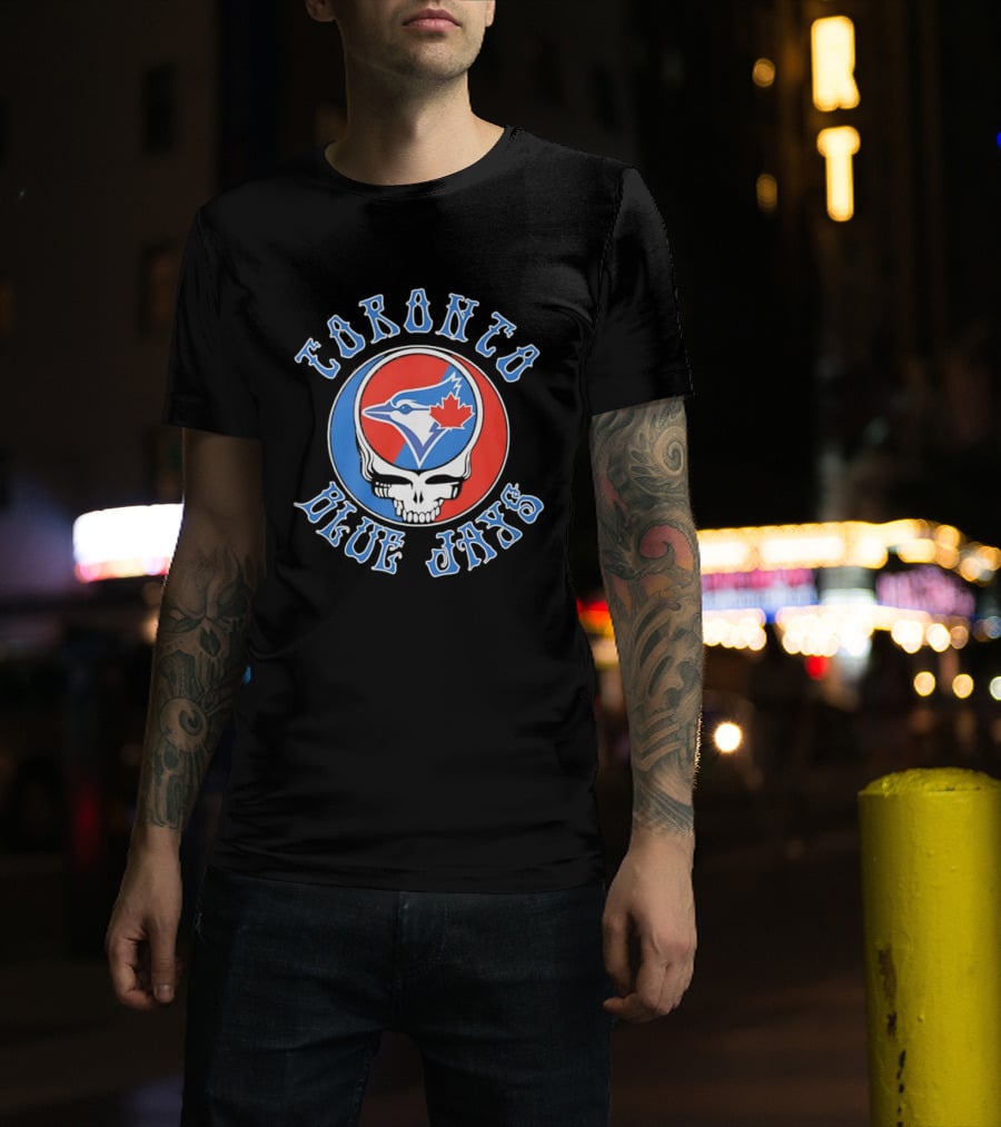 Toronto Blue Jays Grateful Dead Steal Your Face Mashup T-Shirt