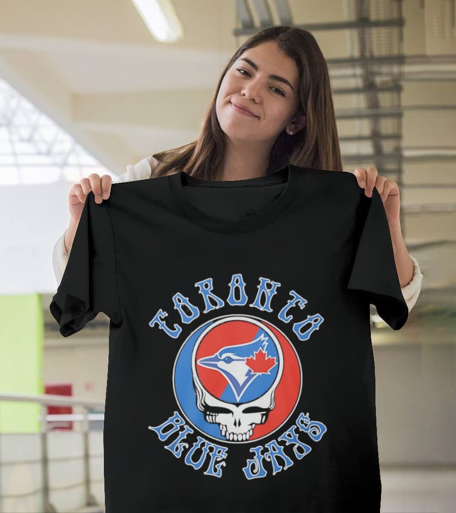 Toronto Blue Jays Grateful Dead Steal Your Face Mashup T-Shirt