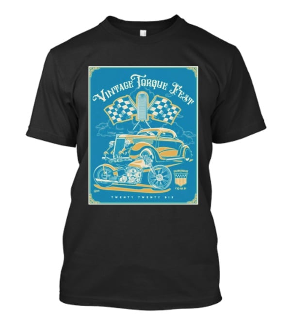 Vintage Torque Fest Dubuque Iowa Twenty Twenty Six T-Shirt