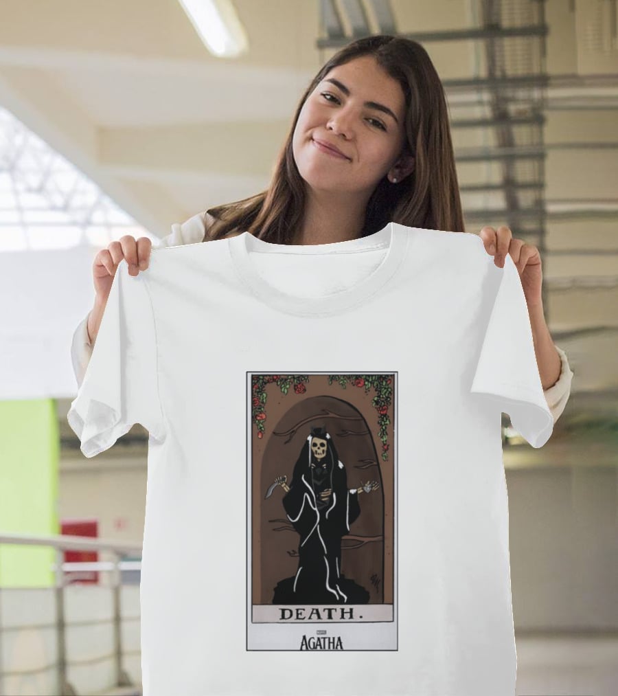 Death Tarot Card Marvel Agatha All Along T-Shirt