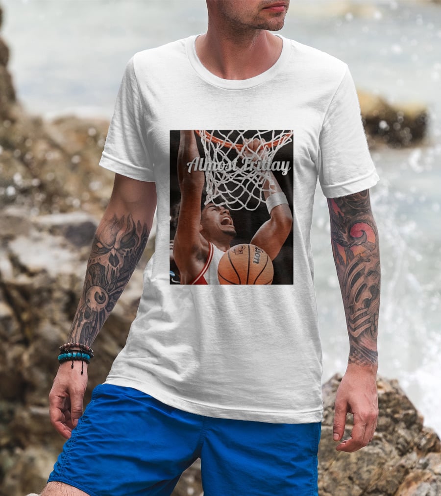 Koa Peat Arizona Wildcats Basketball Almost Friday Dunk T-Shirt