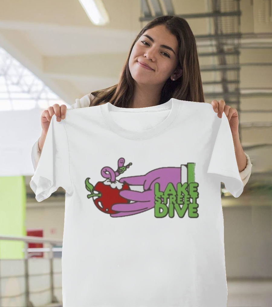Lake Street Dive Worm In Apple Hand Art Spring 2026 Tour T-Shirt