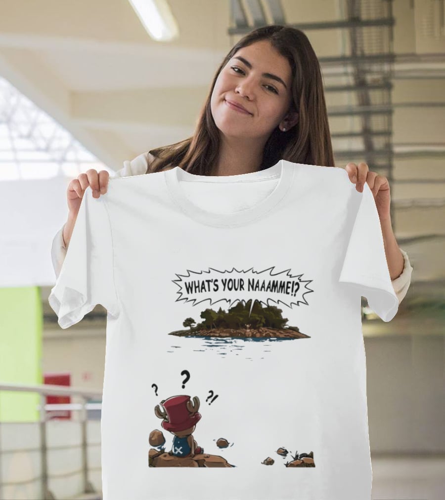 Tony Tony Chopper What's Your Name Island Question Marks T-Shirt