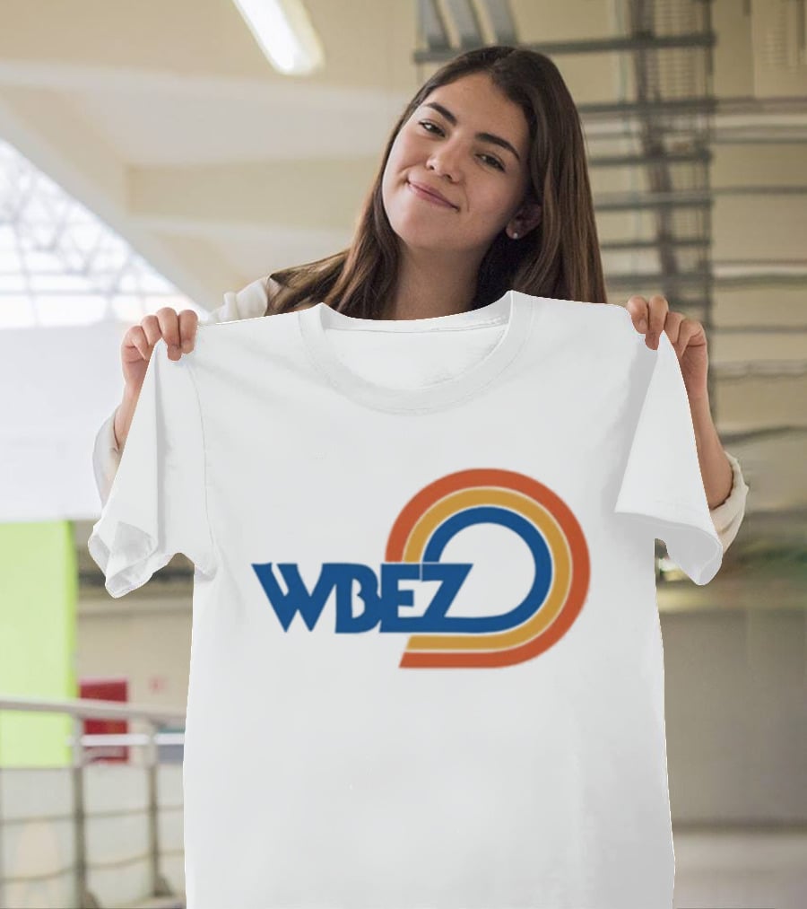 WBEZ Retro Bold Multicolor Circular T-Shirt