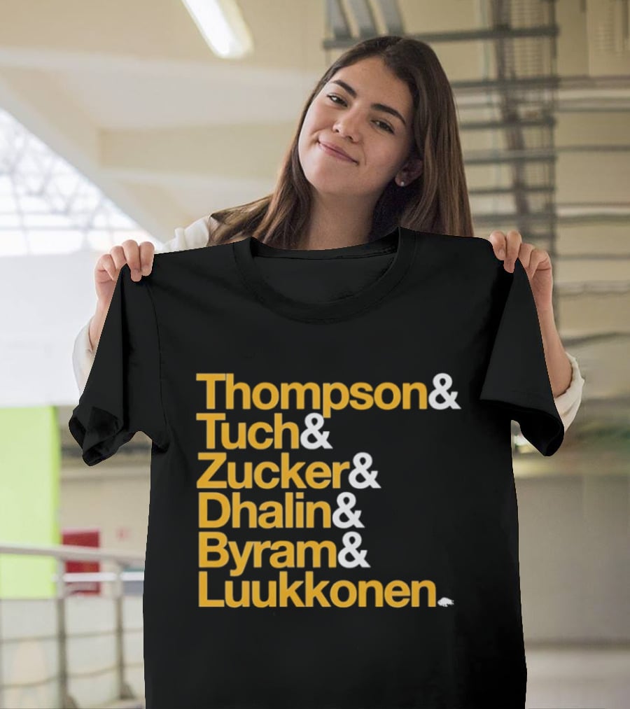Thompson Tuch Zucker Dahlin Byram Luukkonen Buffalo Sabres 2026 T-Shirt