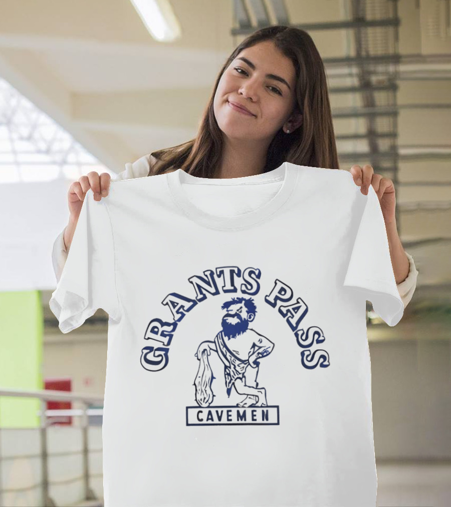 Grants Pass Cavemen Vintage Sports T-Shirt