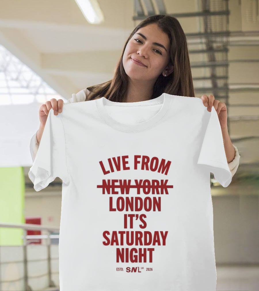 Live From London It's Saturday Night SNL 2026 T-Shirt