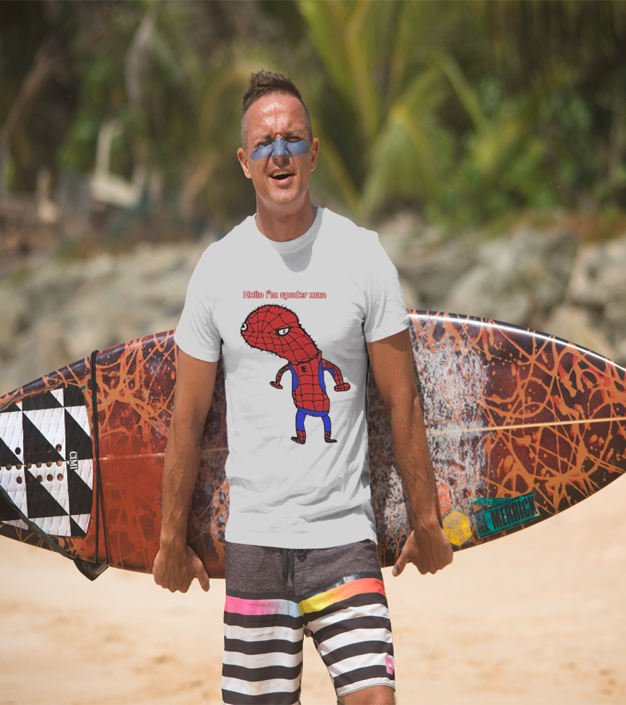 Hello I'm Spoderman Spiderman T-Shirt