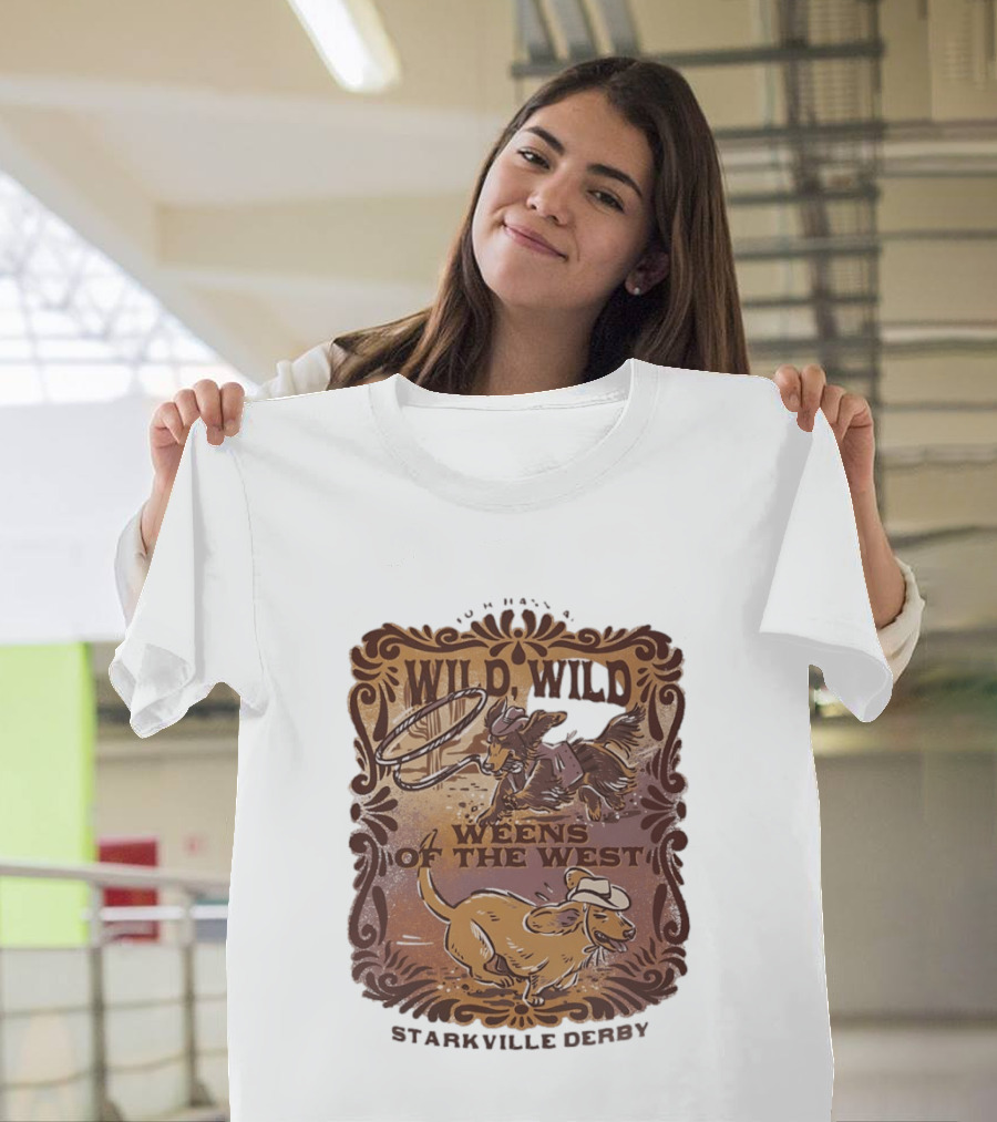Starkville Derby Fourth Annual Wild Wild Weens of The West 2026 T-Shirt