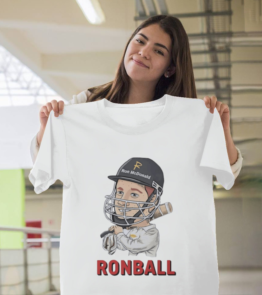 Ron McDonald Cricket Ronball Travis Head T-Shirt