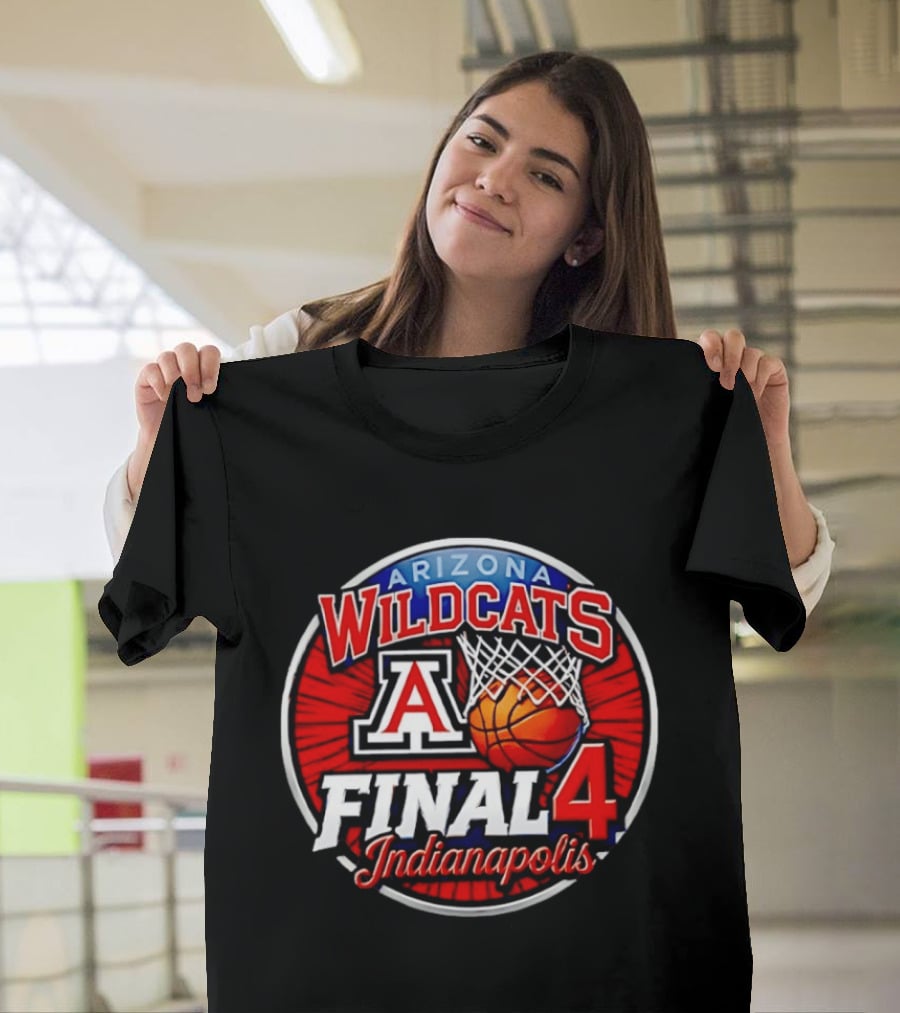 Arizona Wildcats Final 4 Indianapolis Basketball T-Shirt