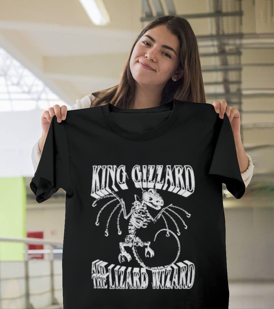 King Gizzard New Petro Dragon King Lizard Wizard T-Shirt