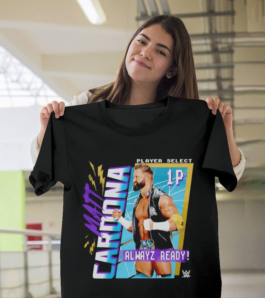 Matt Cardona Player Select 1P Alwayz Ready WWE T-Shirt