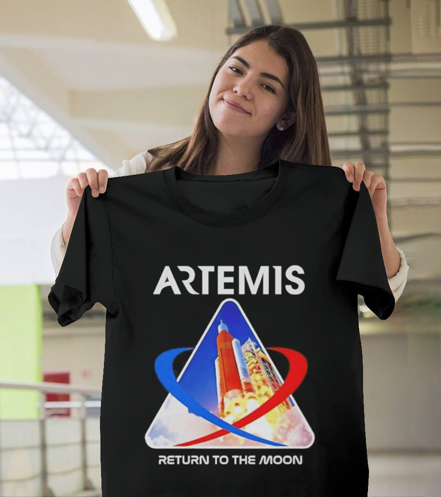 NASA Artemis Return To The Moon Enthusiast Launch Exploration T-Shirt