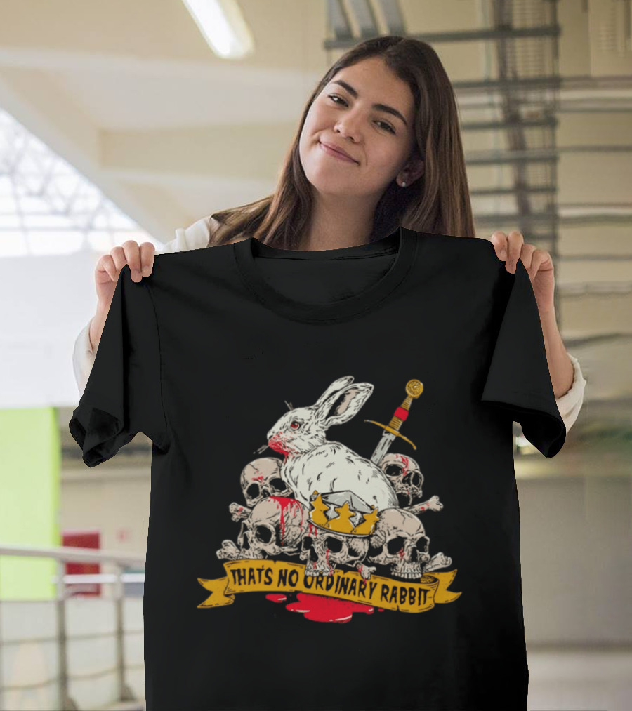 That's No Ordinary Rabbit Skulls Sword Crown T-Shirt