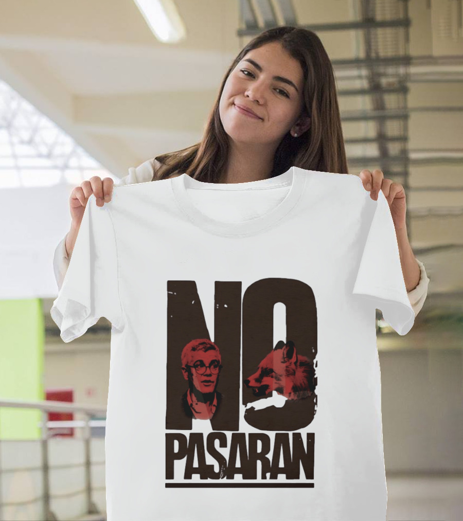 No Pasaran Wolf And Man T-Shirt