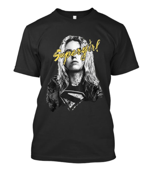 Supergirl Coachella Style Blonde Hero T-Shirt