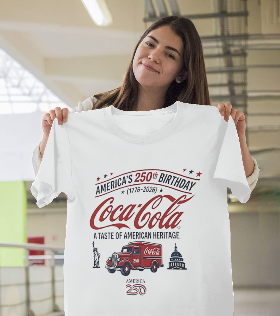 America's 250th Birthday Coca Cola 1776 2026 A Taste Of American Heritage T-Shirt