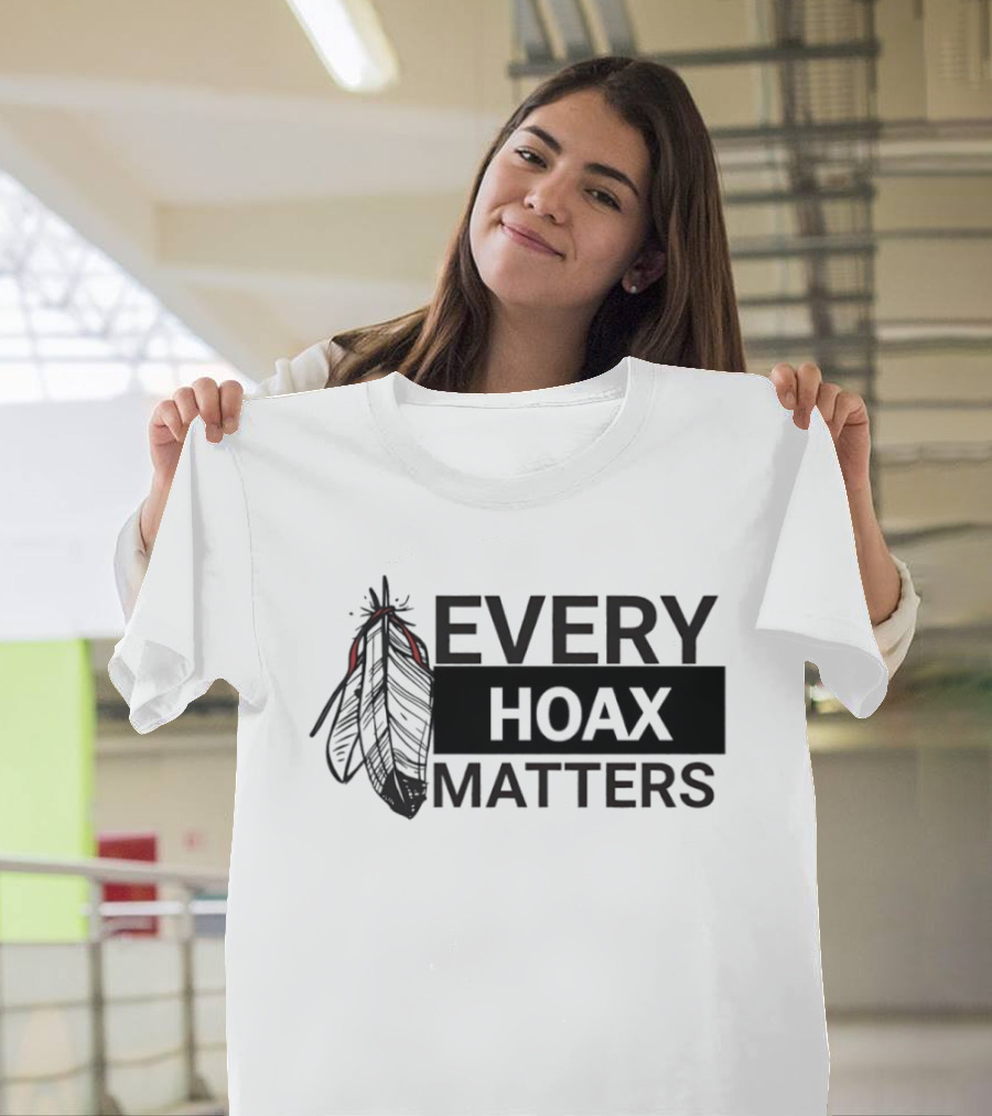 Every Hoax Matters Native American Feather T-Shirt