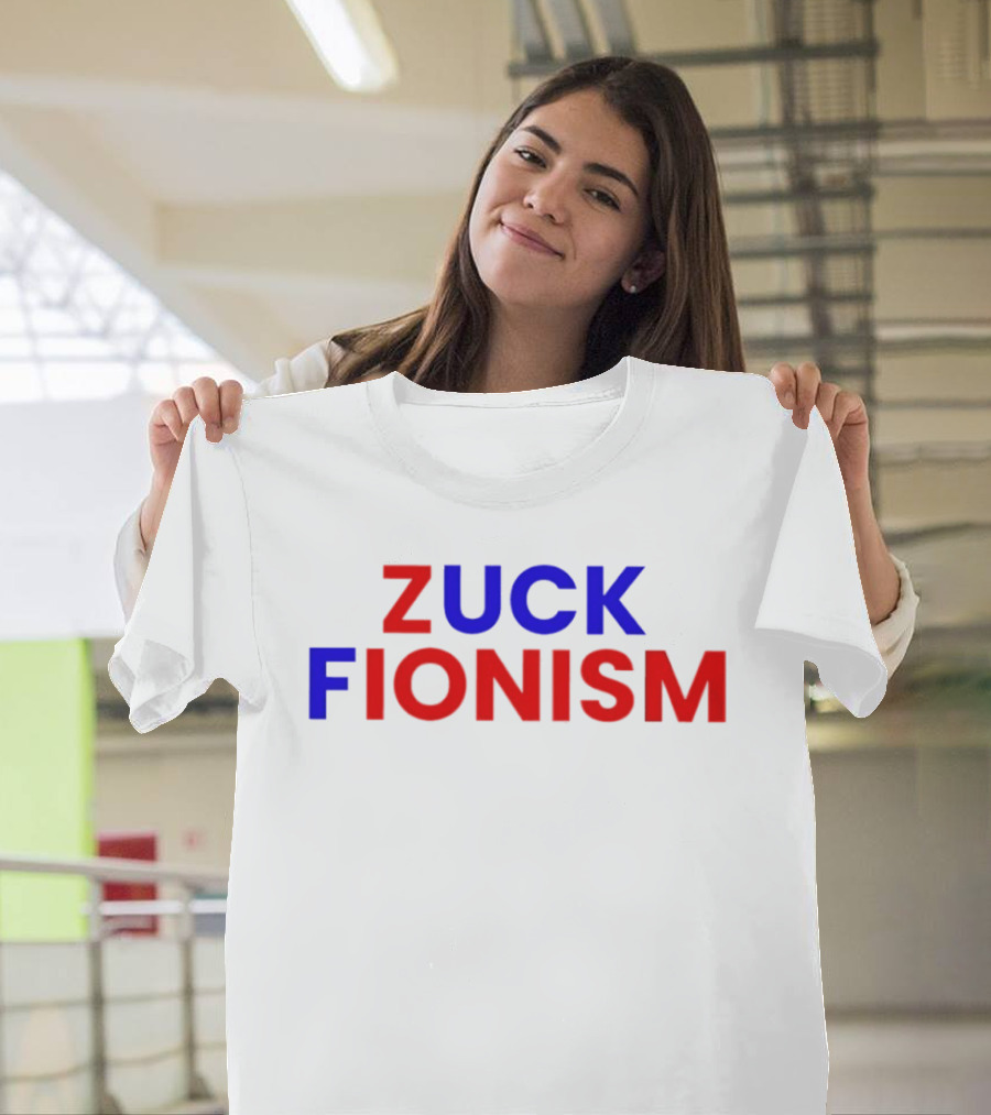 F*** Zuck Fionism Blue Red T-Shirt