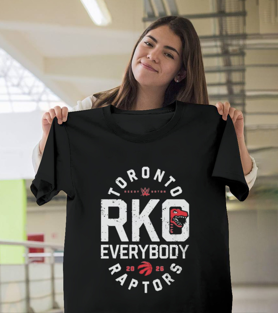 Toronto Raptors RKO Everybody Randy Orton 2026 Collaboration T-Shirt