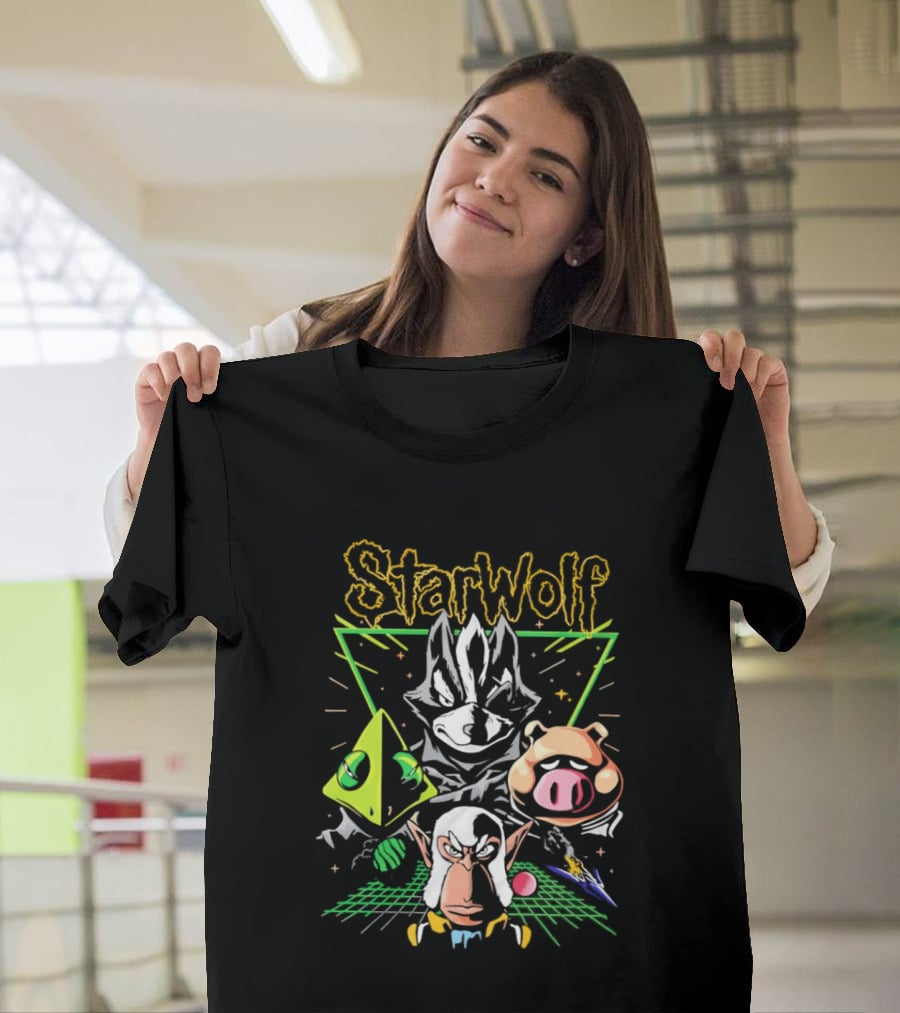 StarWolf Character Collection Wolf And Fox T-Shirt