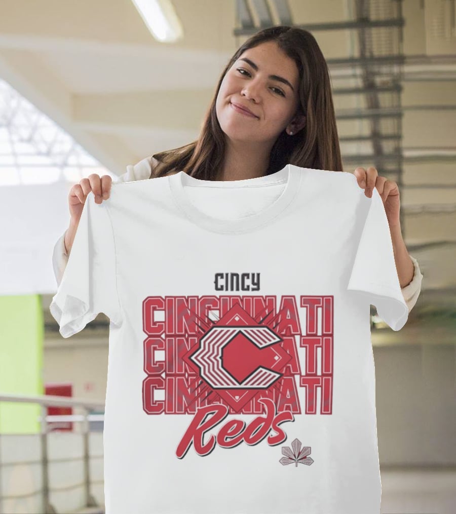 Cincinnati Reds Cincy 2026 City Connect Modern Layered T-Shirt