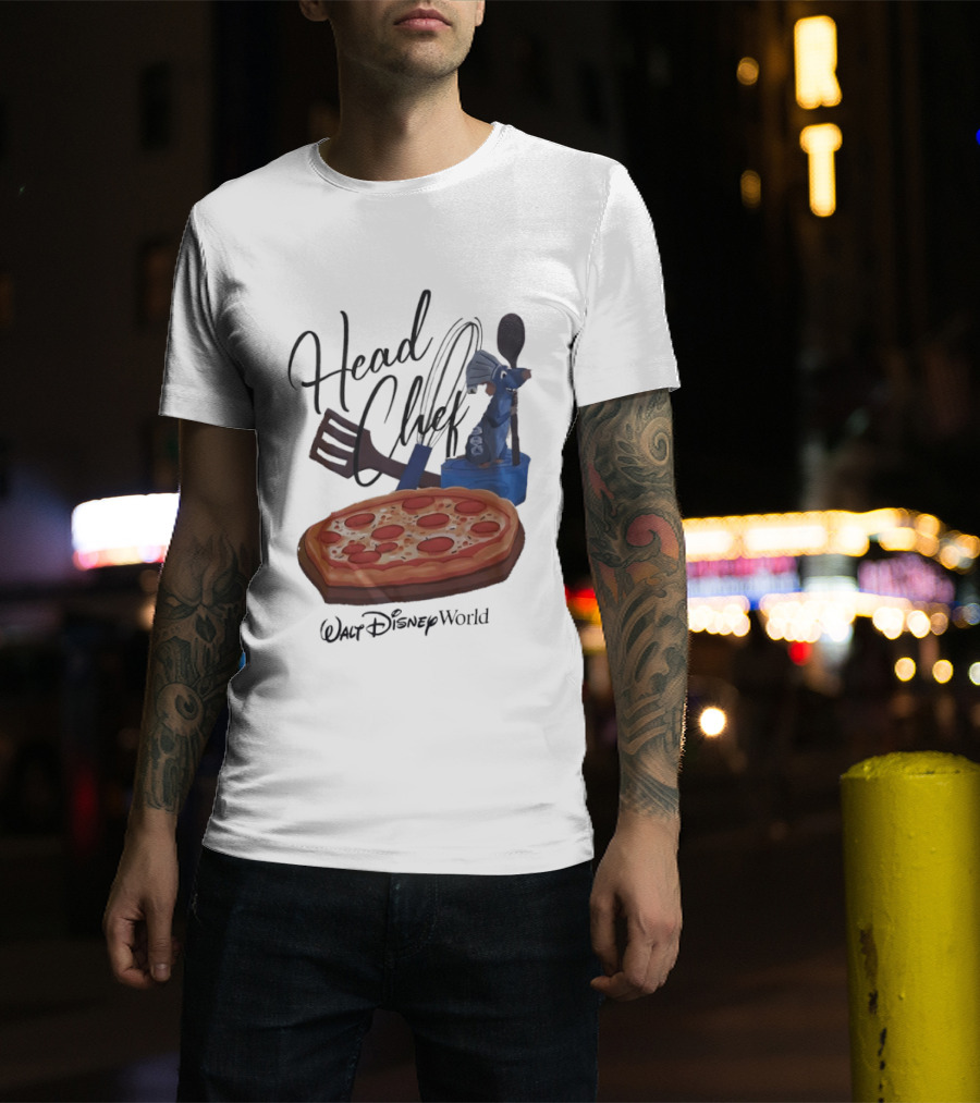 Head Chef Ratatouille Pizza Walt Disney World T-Shirt