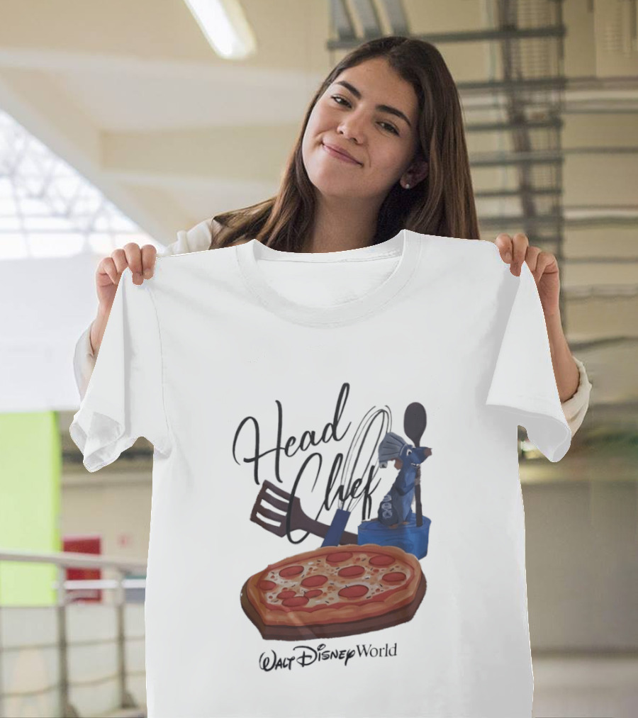 Head Chef Ratatouille Pizza Walt Disney World T-Shirt