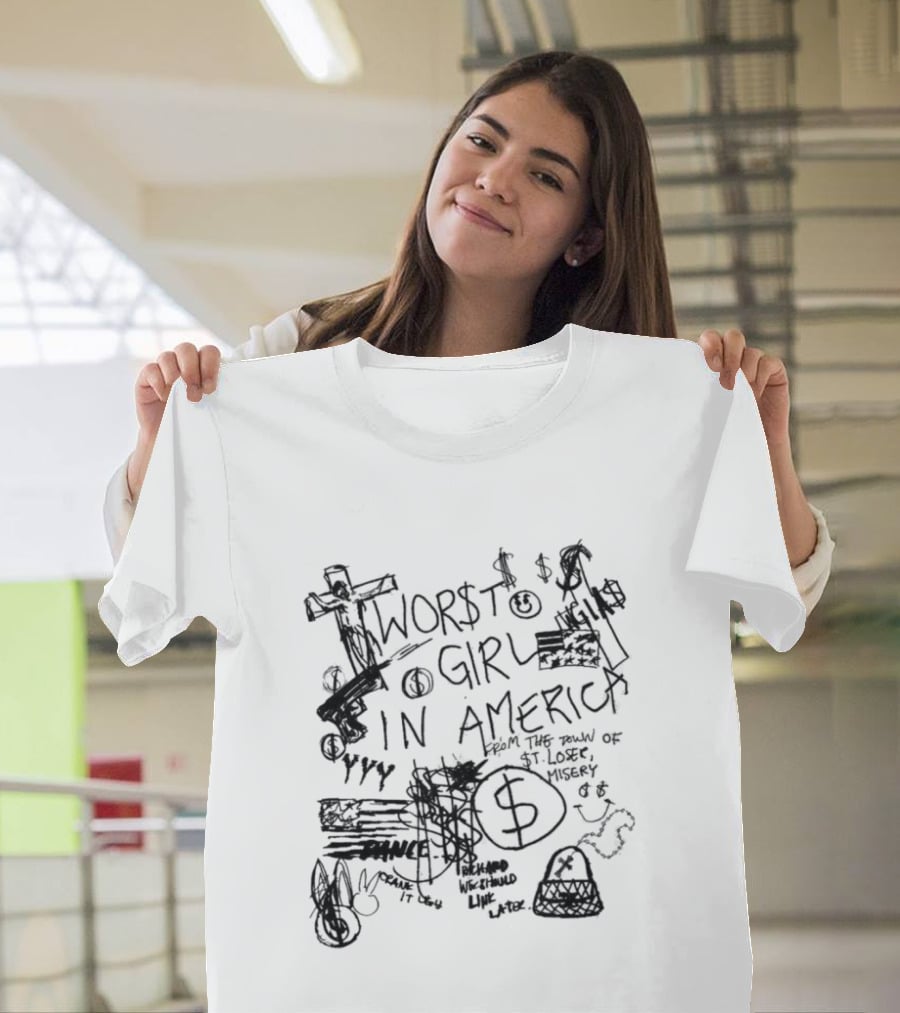 Sharpie 2026 Worst Girl In America Sketch T-Shirt