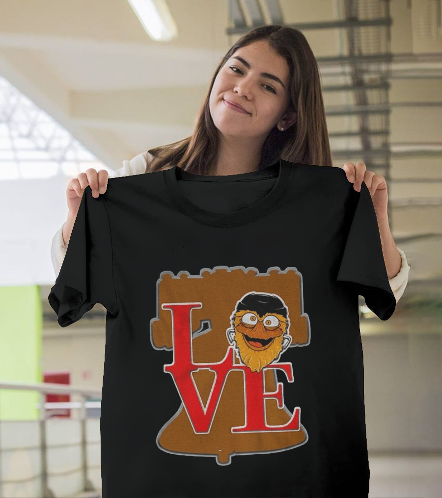 Gritty Love Philadelphia Flyers Liberty Bell NHL 2026 T-Shirt