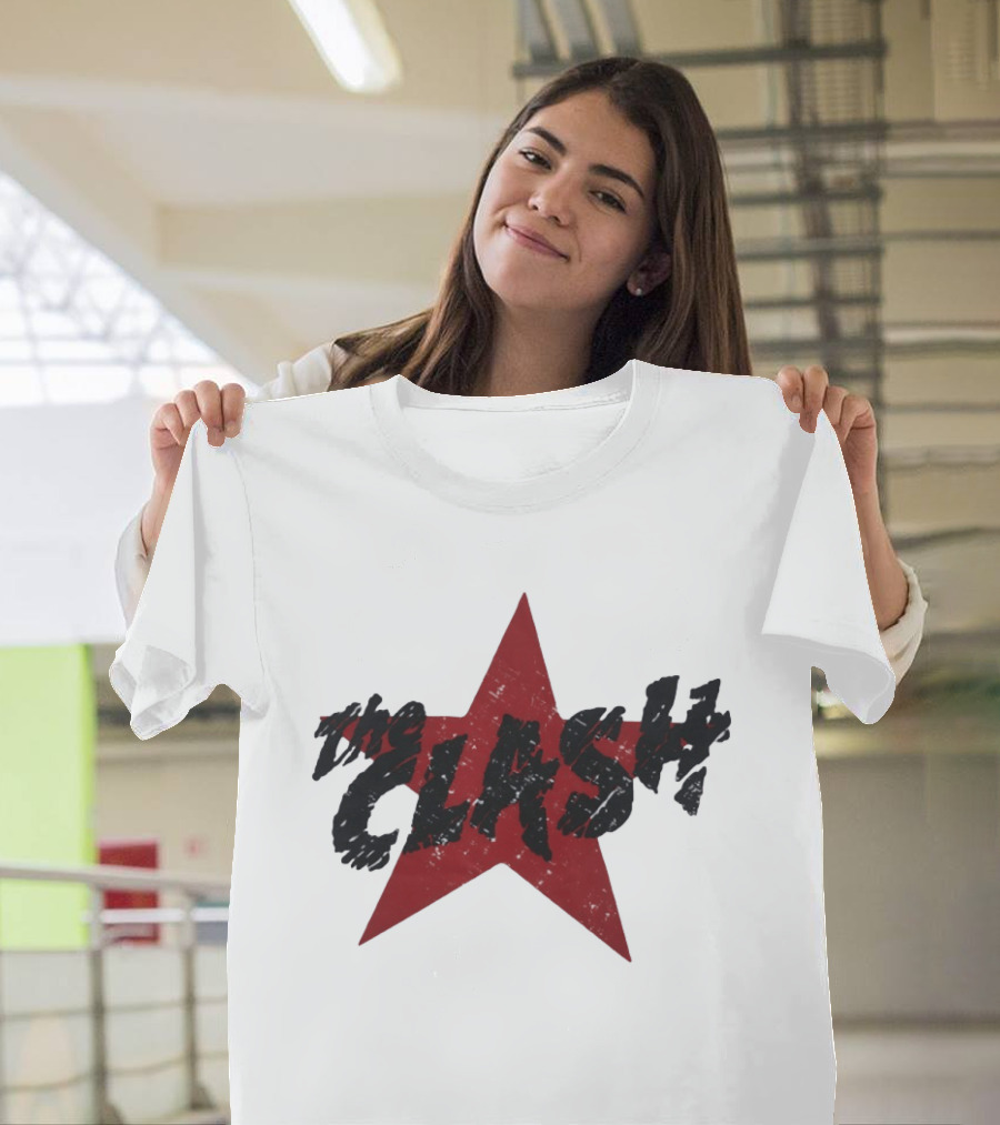 The Clash Red Star Vintage Punk T-Shirt
