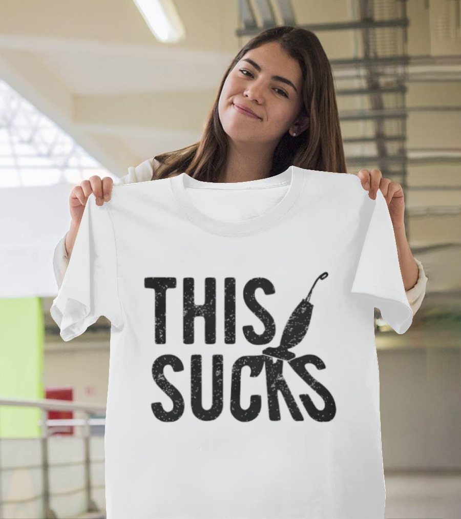 This Sucks Vacuum Cleaner Humor T-Shirt