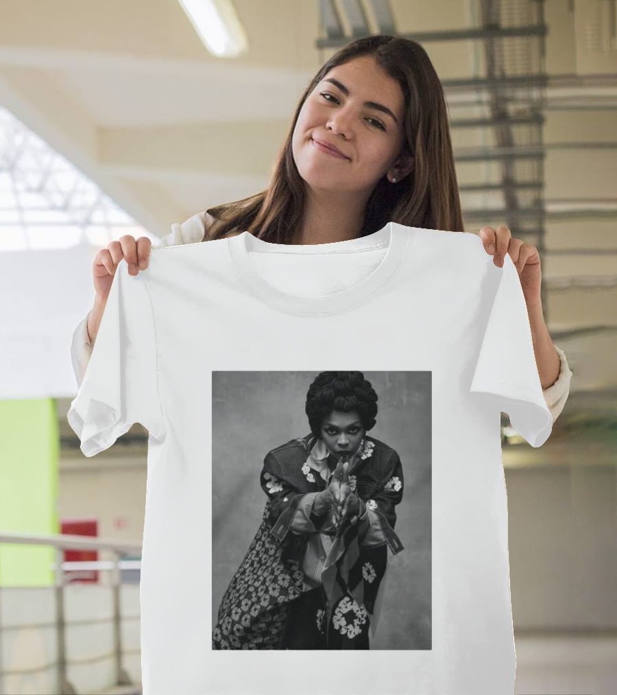 Denim Tears Ms. Lauryn Hill Iconic Style Photo T-Shirt