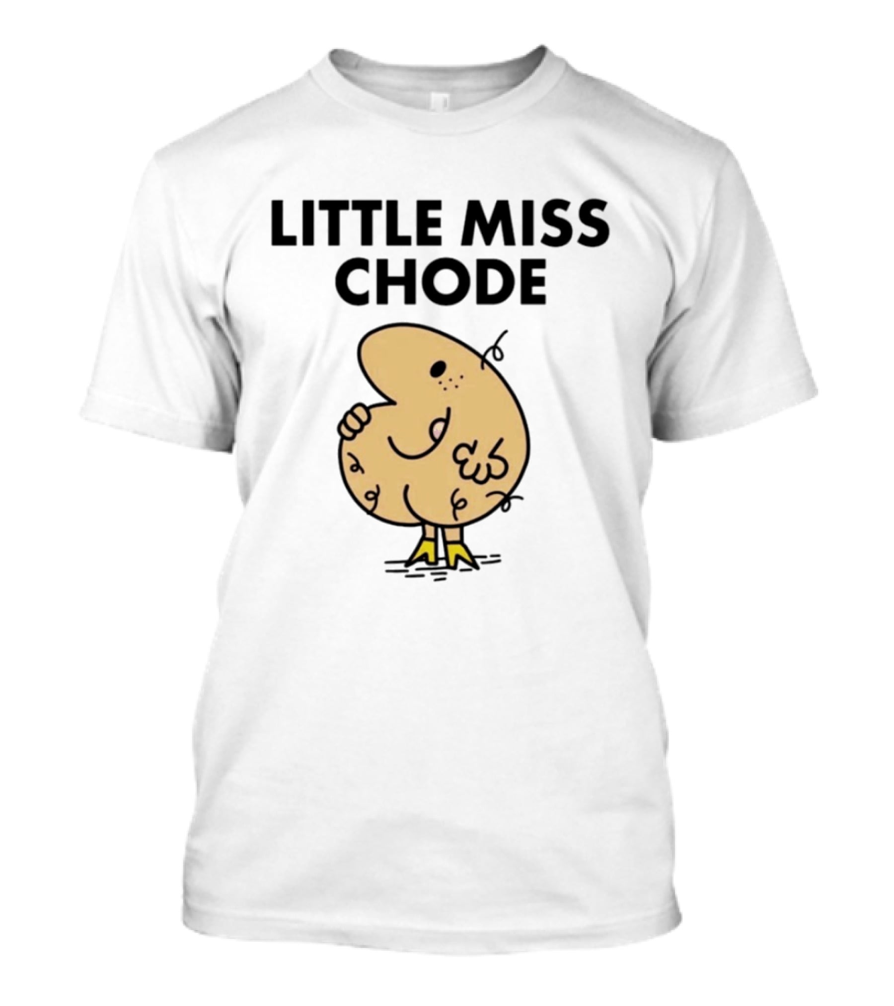 Little Miss Chode Funny Cartoon T-Shirt