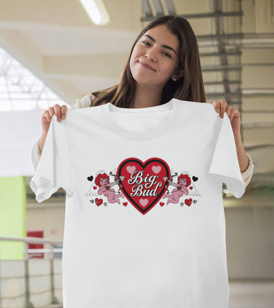 Big Bud Cupid Heart Love T-Shirt
