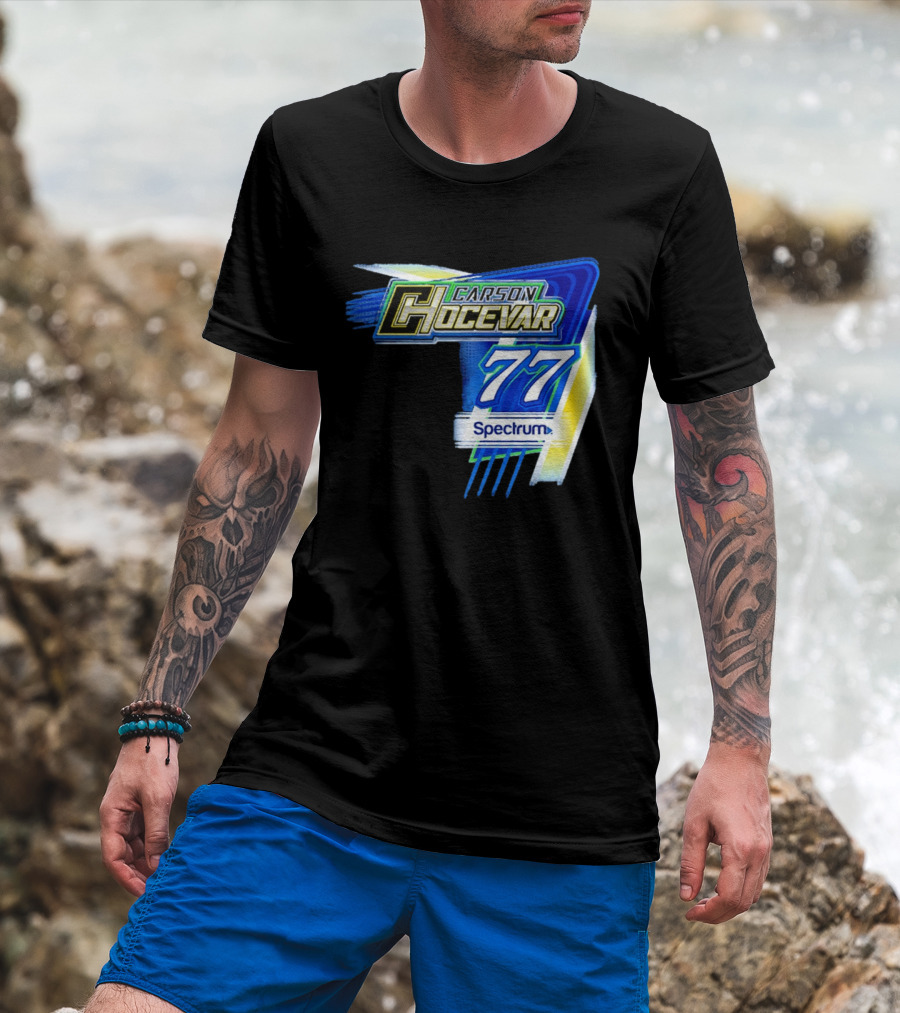 Carson Hocevar #77 Spectrum Racing Nascar T-Shirt