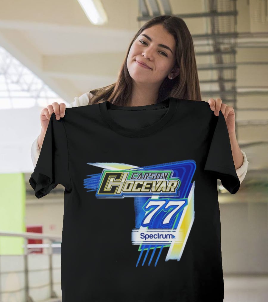 Carson Hocevar #77 Spectrum Racing Nascar T-Shirt