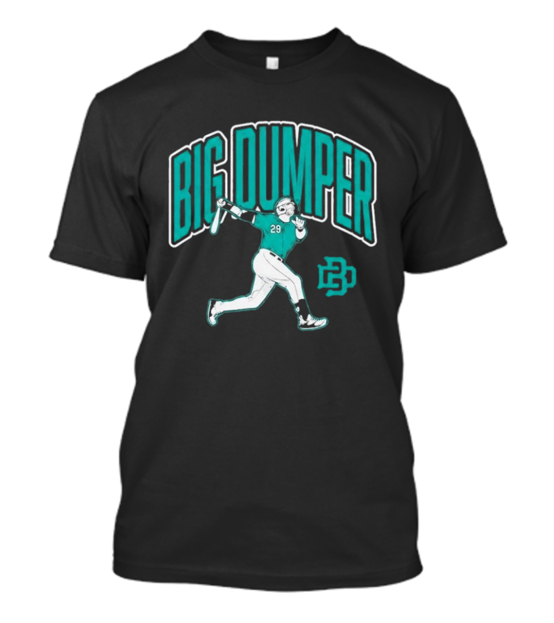 Big Dumper Baseball Player 29 Moonshot T-Shirt