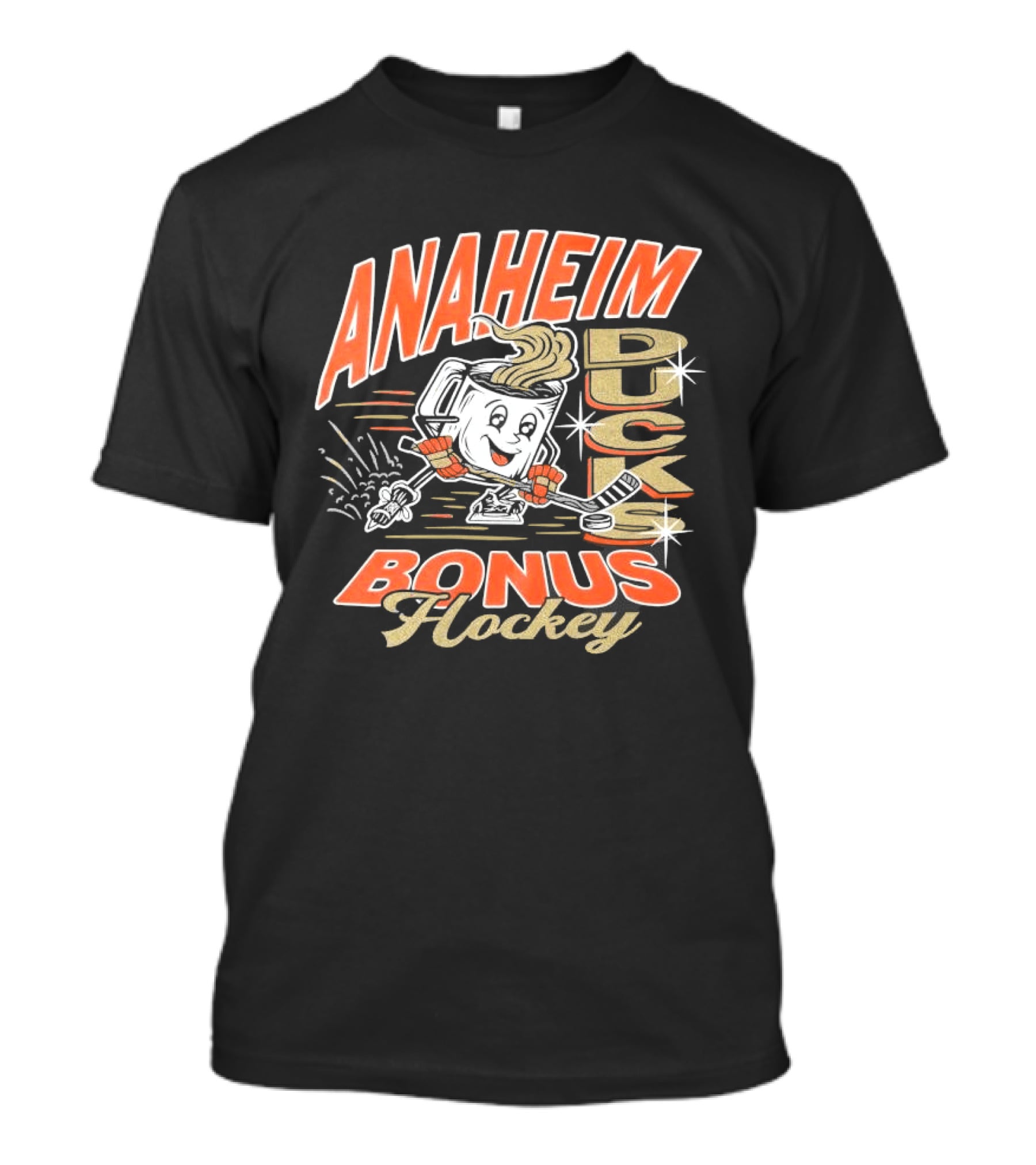 Anaheim Ducks Puck Bonus Hockey T-Shirt