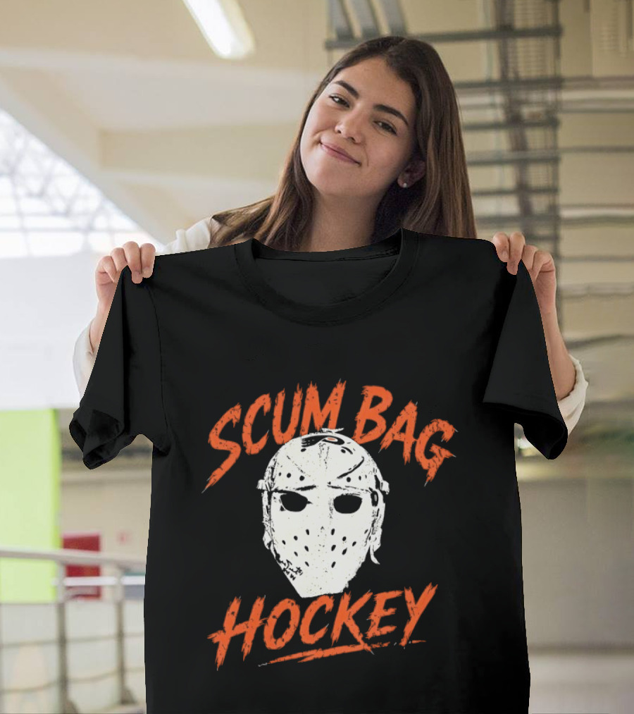 Scum Bag Hockey Jason Voorhees Mask Horror T-Shirt