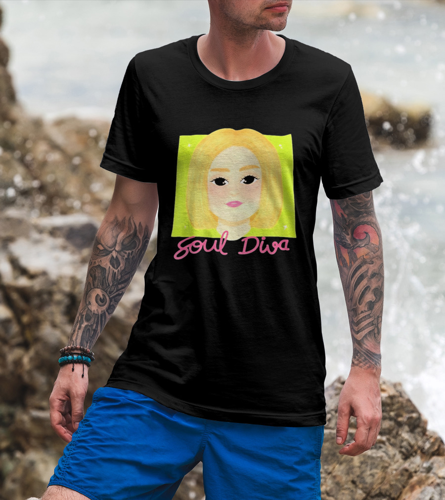 Soul Diva Blonde Cartoon T-Shirt