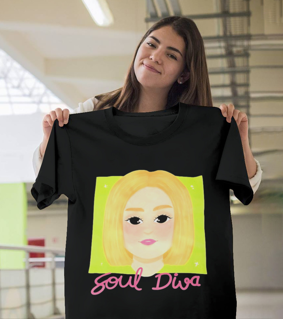 Soul Diva Blonde Cartoon T-Shirt