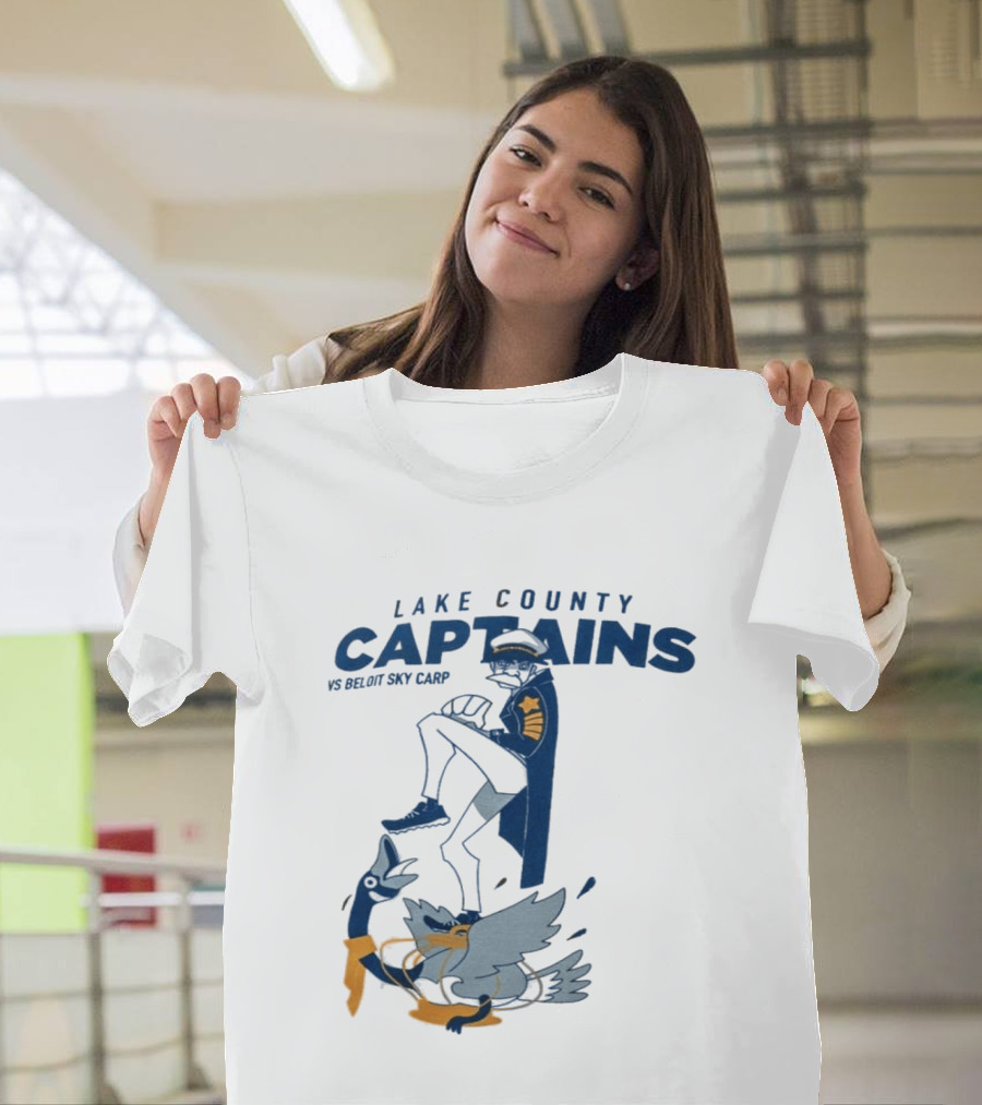 2026 Lake County Captains Vs Beloit Sky Carp Baseball Event T-Shirt