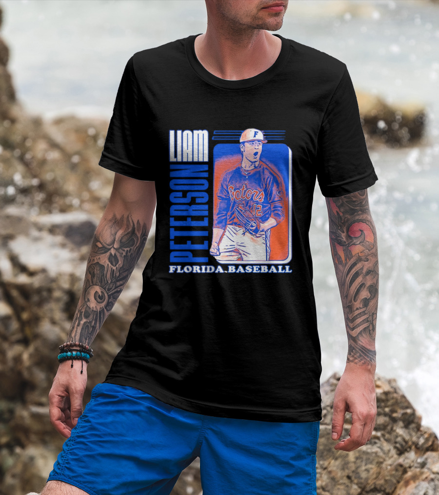 Liam Peterson Florida Gators Baseball Player T-Shirt