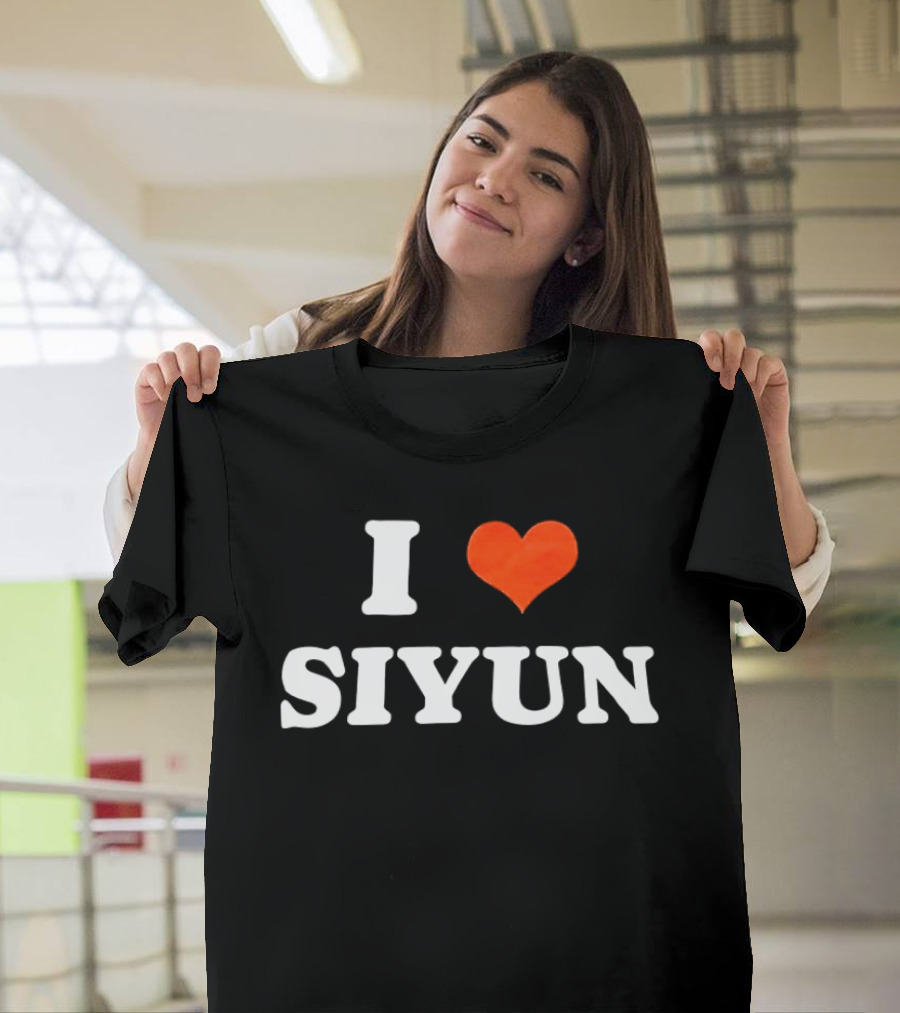 I Love Siyun Red Heart T-Shirt